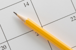 Planning Your Homeschool Year, calendar and pencil