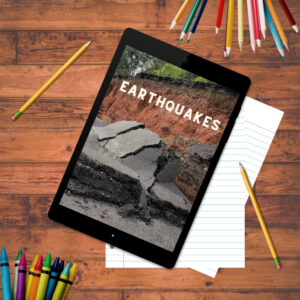 store image with earthquakes study cover page
