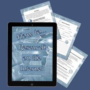 sample pages of how to research on the internet, shop image